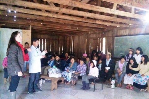 estudantes também ensinaram grupo indígena a produzir sabão