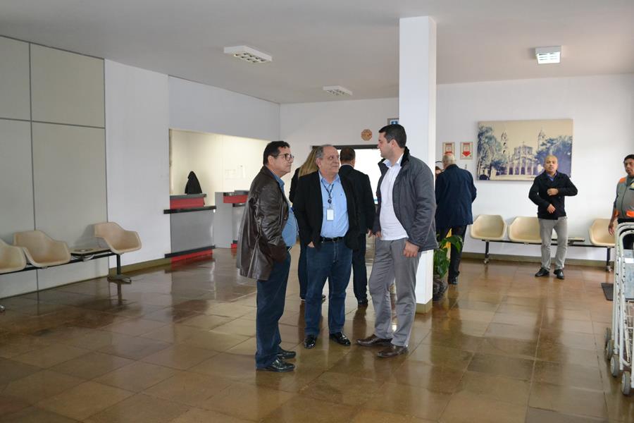 Visita técnia  de representantes da azul linhas aéreas ocorreu na terça-feira, dia 12