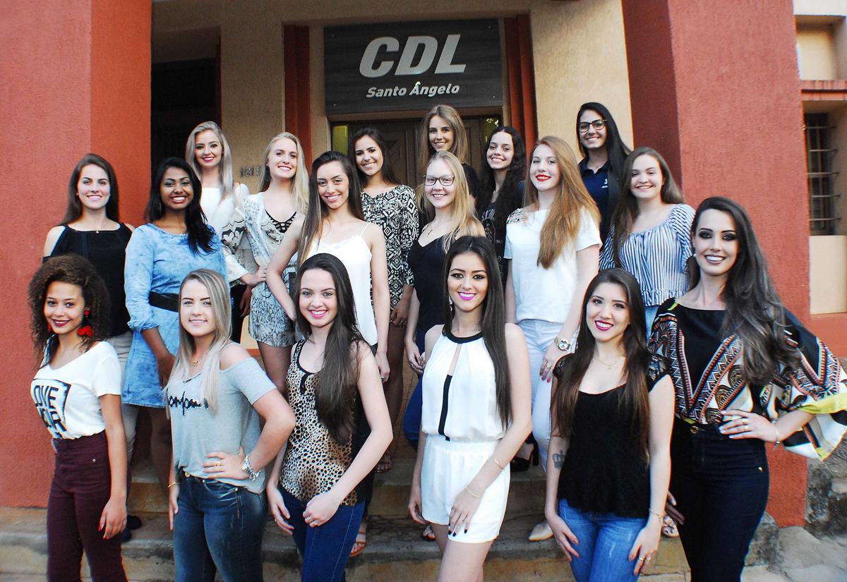 Candidatas selecionadas para participar do concuso de escolha da princesa e rainha da 18ª Fenamilho