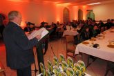 Presidente da Comissão Central Bruno Hesse fala para a imprensa e Apoiadores do Evento na churrascaria do Clube Gaúcho