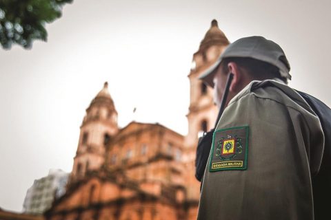 Brigada Militar e Catedral