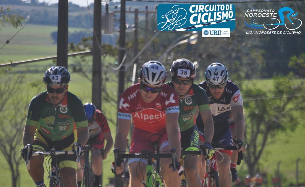 segunda etapa do Campeonato Noroeste de Ciclismo, provas que foram realizadas no câmpus da URI Santo Ângelo.