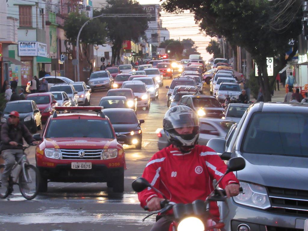 Rua Marechal Floriano em Santo Ângelo - Foto: Marcos Demeneghi