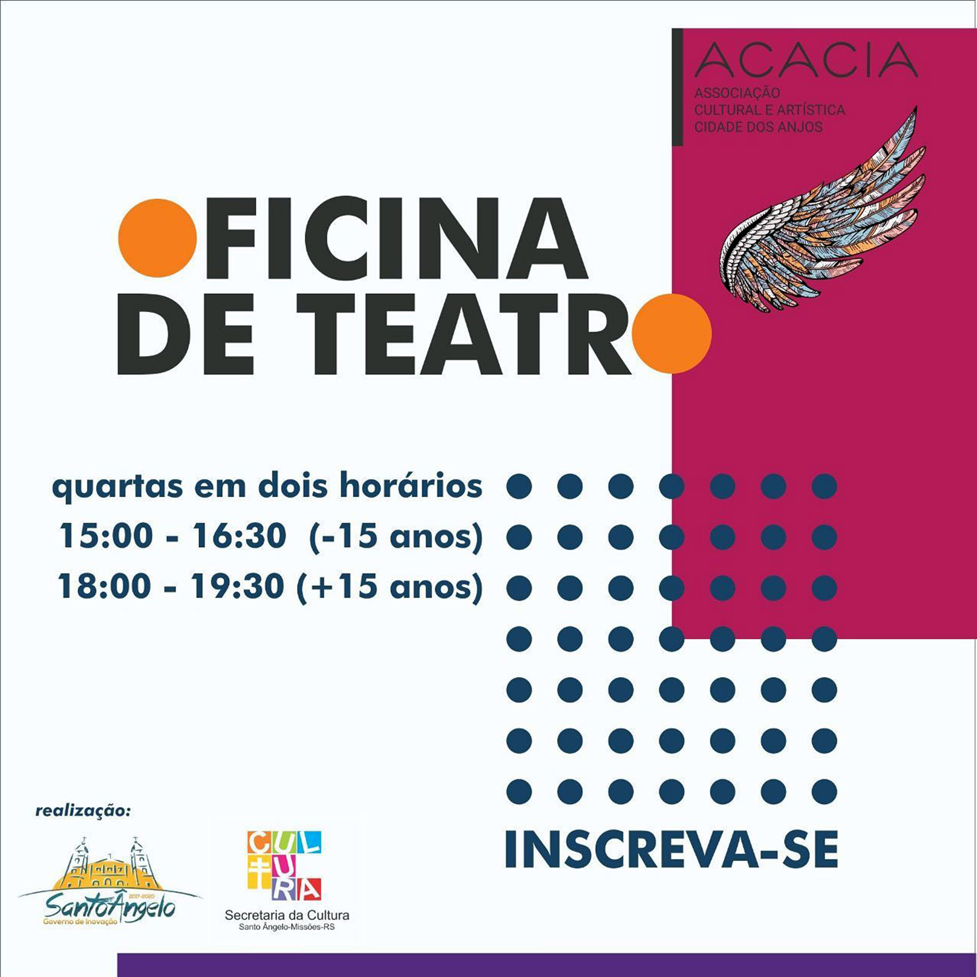 Oficina de Teatro - Imagem meramente ilustrativa