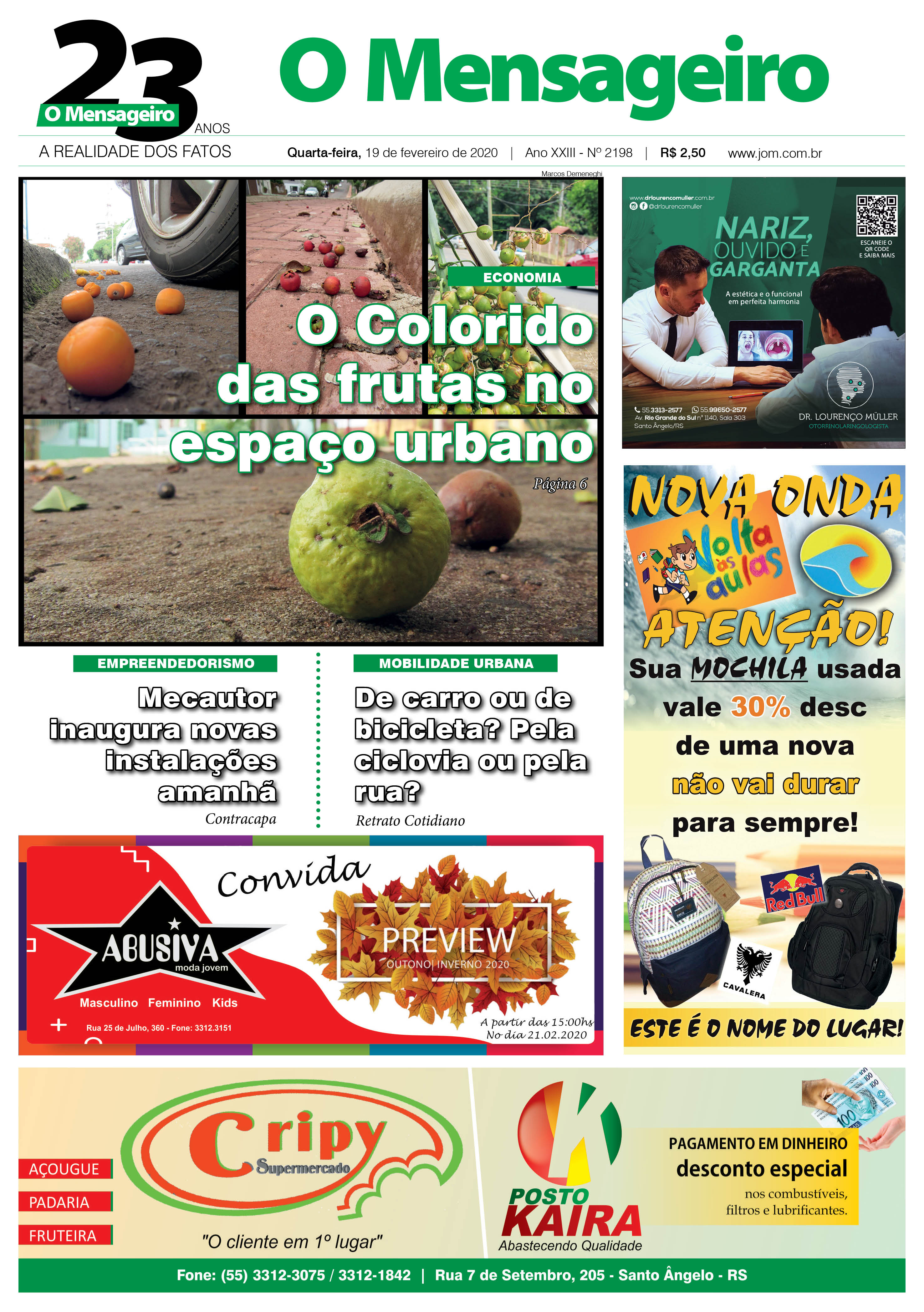 Jornal O Mensageiro - 19/02/2020