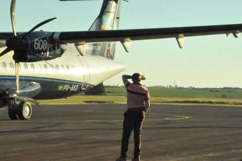 Aeroporto Sepé Tiarajú em Santo Ângelo - Foto: Marcos Demeneghi