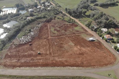 A área da uzina está localizada entre a perimetral norte e a rua Universidade das Missões em Santo Ângelo