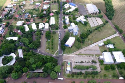 Vista aérea da URI - Campus de Santo Ângelo