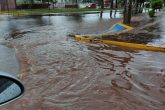 Av. Salgado Filho - A foto mostra a quantidade de água que passou pela Av. Salgado Filho no dia 17 de junho em momento de chuva intensa. Essa água vai para os córregos e rios que compõem a bacia do Rio Ijuí.