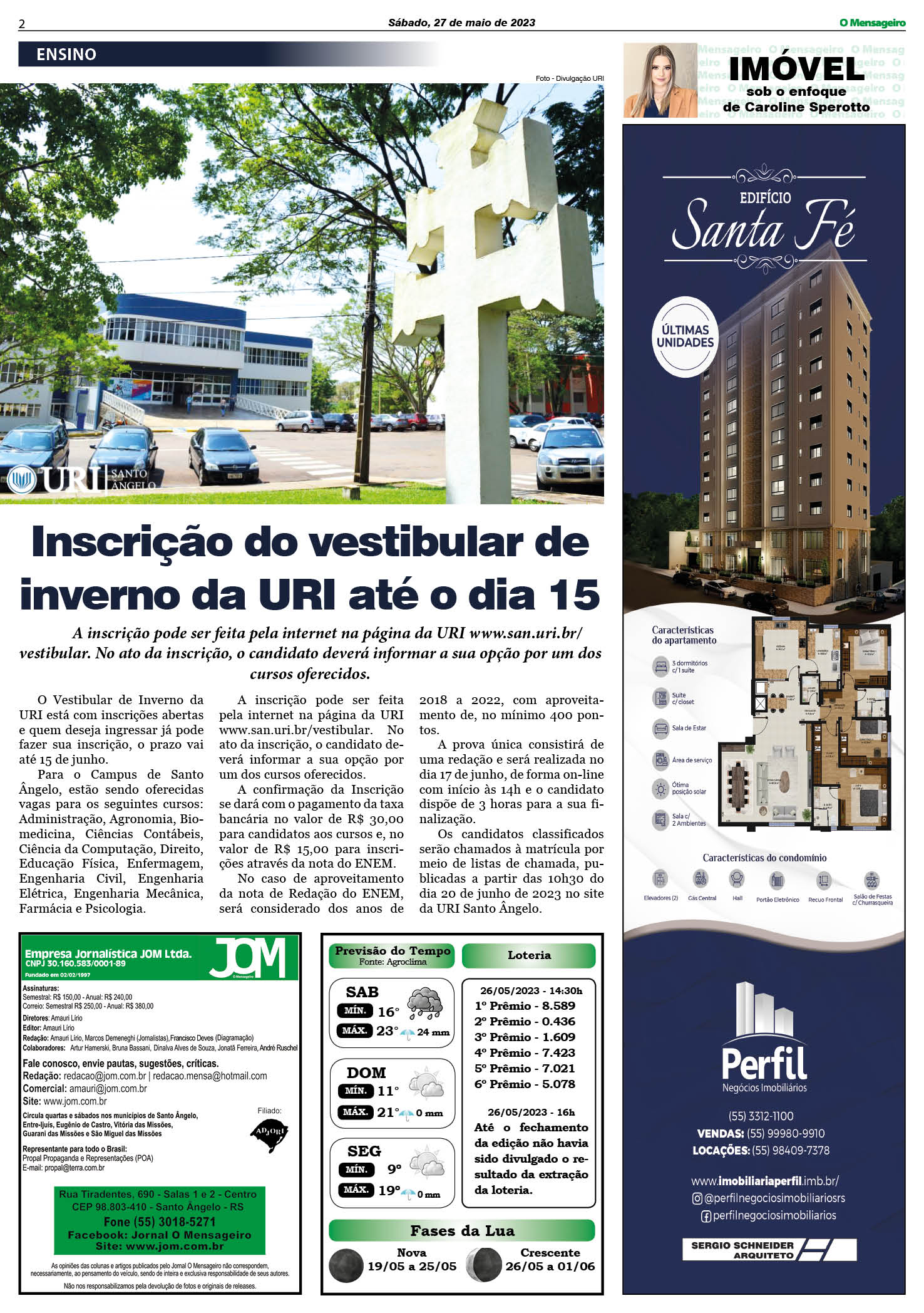 Jornal O Mensageiro 27_05_2023