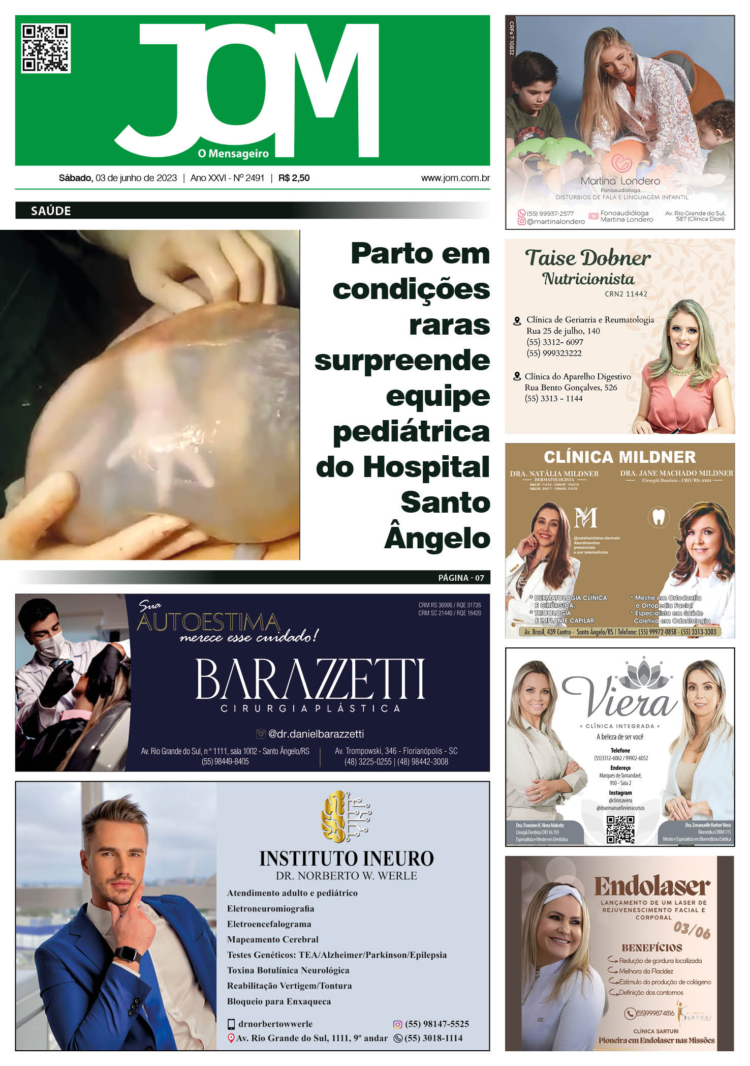 Jornal O Mensageiro 03062023