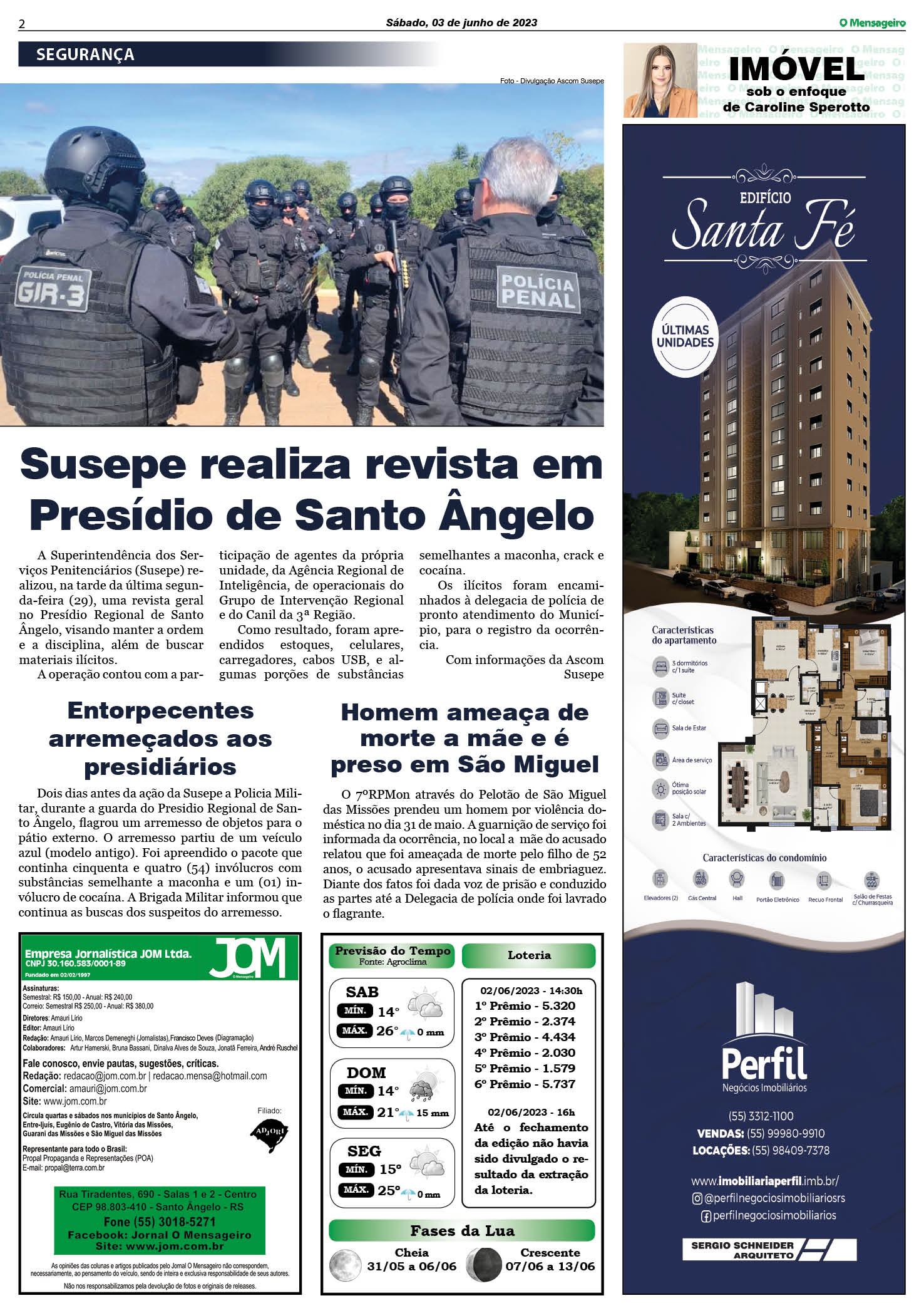 Jornal O Mensageiro 030620232